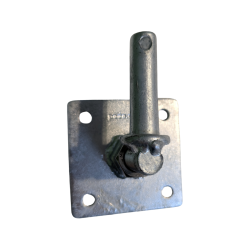 Stabel, flad montageplade, �20mm, justerbar