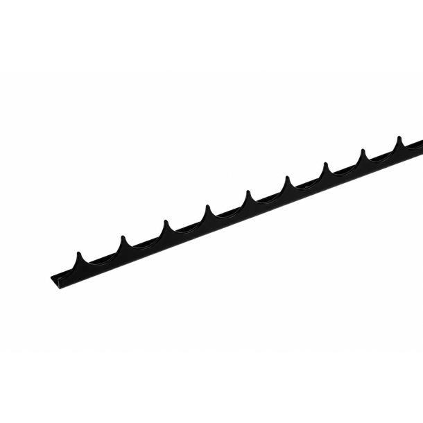 Overklatringssikring for p�skruing (til f.eks. panelgjerdegrind eller -port), 100 cm, RAL 9005
