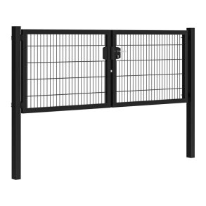 Panelhegns dobbeltl�ge B:3,0 x H:1,0 m RAL 9005