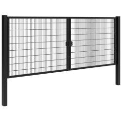 Panelhegns dobbeltl�ge B:5,0 x H:1,8 m RAL 9005