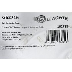 Jordkabel isolert 2,5 mm 400m