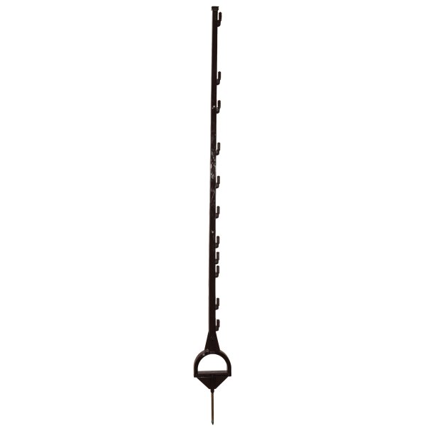Plaststolpe til heste, brun 1,35m, 5st