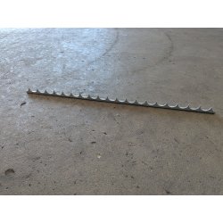 verklttringsskydd fr fastskruvning (t.ex. fr panelstaketgrind eller -port), 100 cm, galvaniserat