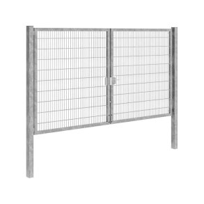Panelhegns dobbeltl�ge B:4,0 x H:2,0 m galv.
