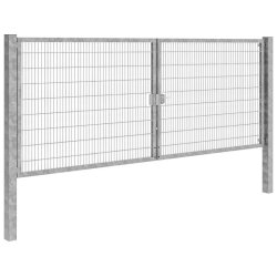 Panelhegns dobbeltl�ge B:5,0 x H:1,8 m galv.