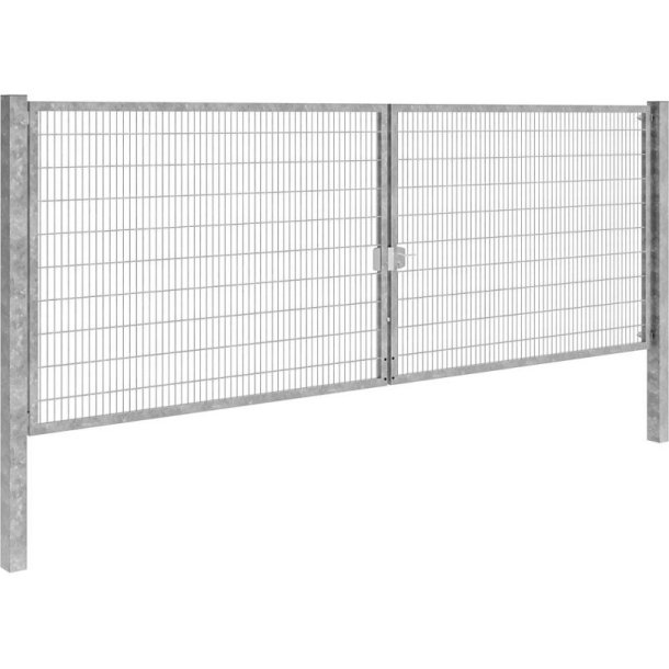 Panelhegns dobbeltl�ge B:6,0 x H:2,0 m galv.