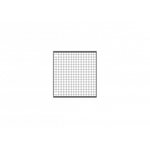 Lttviktsgrind med fltvrk H130xL120cm