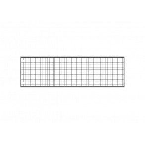 Lttviktsgrind med fltvrk H90xL300cm