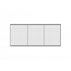 Lttviktsgrind med fltvrk H130xL300cm
