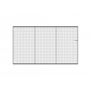 Lättviktsgrind med flätvärk H175xL300cm