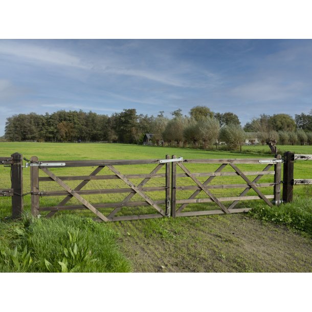 Country House grind, 240cm, gran, svartbrun impregnerad 