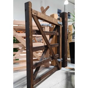 Country House grind, 120cm, gran, svartbrun impregnerad 