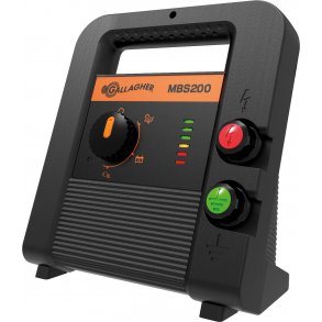 Gallagher MBS200, 230 V/12 V/Solar elaggregat 