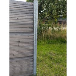 Mellanstolpe fr Decifence och Lund staket, galvaniserad, stakethjd 180-200cm