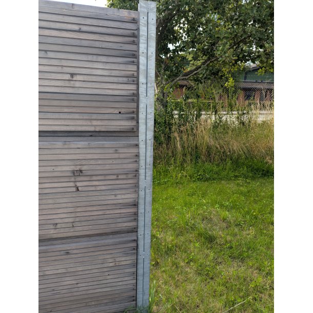 Mellanstolpe fr Decifence och Lund staket, galvaniserad, stakethjd 180-200cm