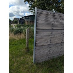 ndstolpe fr Decifence och Lund staket, galvaniserad, till stakethjd 180-200cm