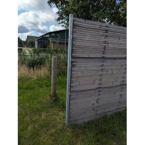 ndstolpe fr Decifence och Lund staket, galvaniserad, till stakethjd 180-200cm