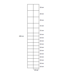 Stlstngsel 200cm/17/15 100m