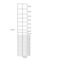 Stlstngsel 200cm/25/15 100m