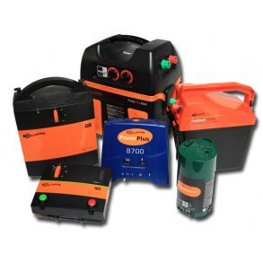 Strømgjerdeapparater, batteri