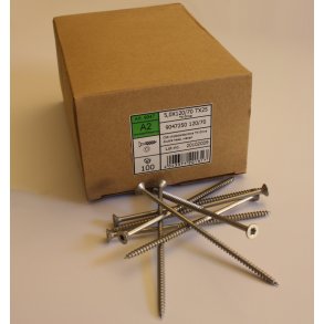 Skruv 5x120mm TX25 Rostfri 100 st.