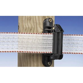 Isolator för 40 mm band, svart, 20 st