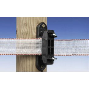 Hörnisolator för 40 mm band, svart, 5 st