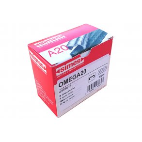 Ringclips Omega-20 ZnAlu 1000 stk.