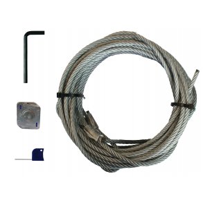 Wire til parallelogram 4mm, 4m, 4 stk.