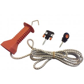 Repgrind elastisk komplett, 8 mm, 3,5-6 m