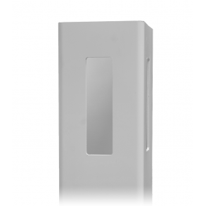 Dallas hrnstolpe 3H 27cm H/A vit