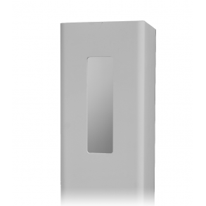 Dallas ndstolpe 3H 27cm H/A vit