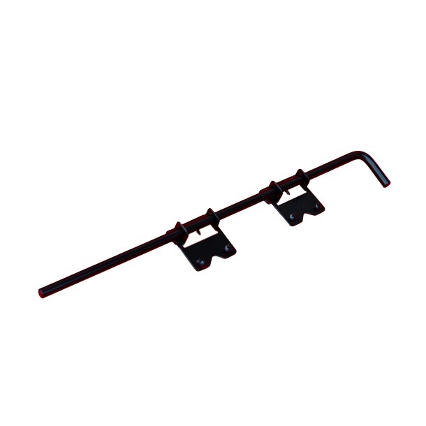 Dallas grindsprrar set 60cm svart