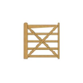 Country House grind, 120cm, ek