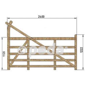 Country Ranger lge 240cm hrdttr VENSTRE