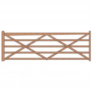 Country House grind, 360cm, hrdtr (Keruing)