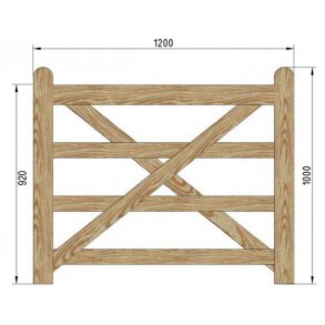 Country Farmer grind 120cm tryckimp