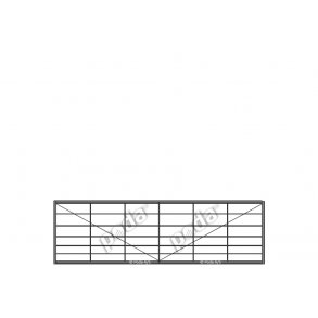 Lättviktsgrind H90xL300 cm