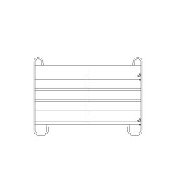 Fngstgrind f&ouml;r h&auml;star/n&ouml;tkreatur 240 x 170 cm
