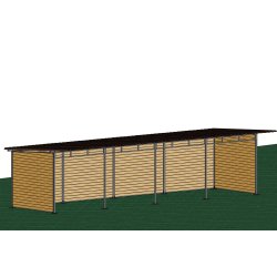 Vindskydd 3,5 x 14,0 m