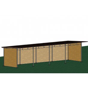 Vindskydd 3,5 x 14,0 m