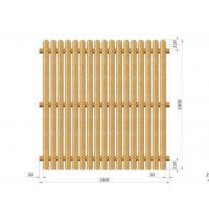 Terndrup Staket L180 x H180 cm