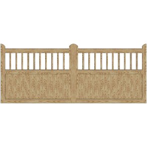 Country Garden-grind L300xH122cm fr automatik, utan utskrning fr ls