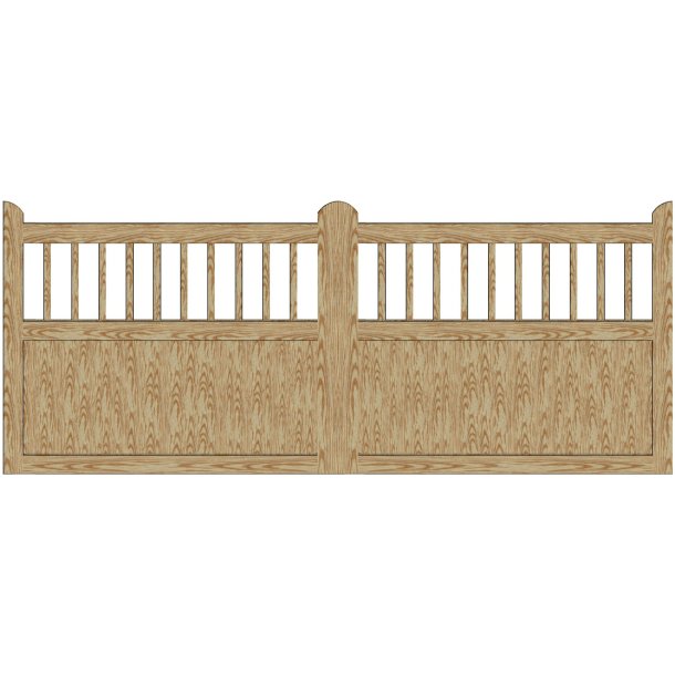 Country Garden-grind L300xH122cm fr automatik, utan utskrning fr ls
