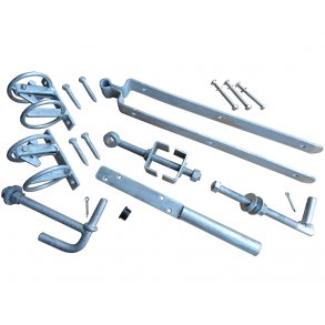 Beslagspaket till vägbom