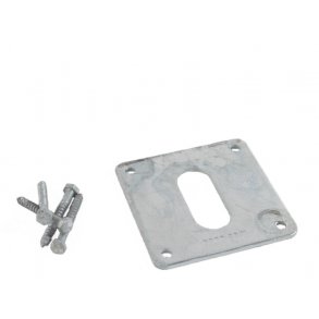 Slutbleck till lsbult, platt