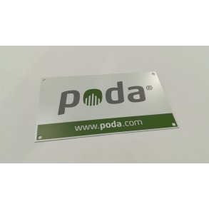 Skylt fr ntstngsel 16 x 9 cm