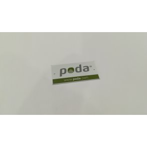 Universalskylt, aluminium, 8x4cm