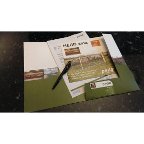 Salgsmappe m. logo A4