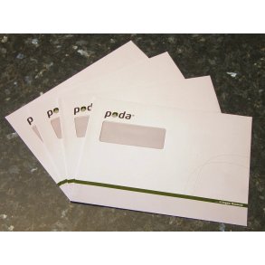 Poda kuvert C5, 500 stk.